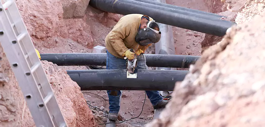 Cast Iron Sewer Pipe Replacement in Northbrook
